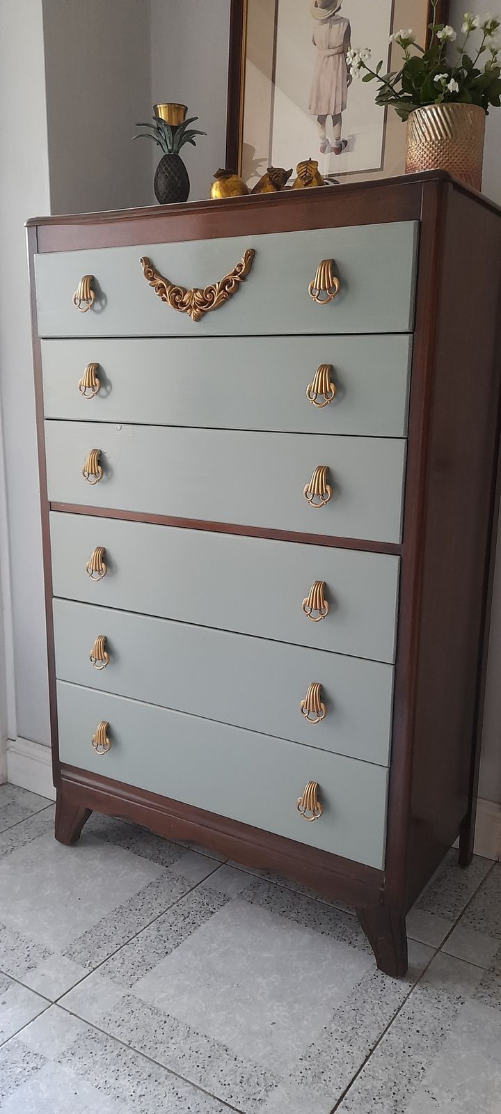 Stunning Lebus Six Drawer Chest