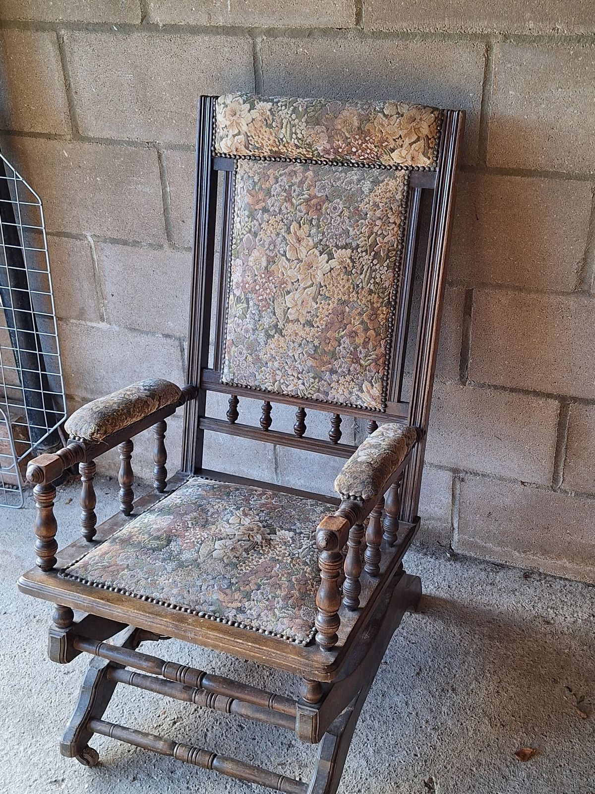 Antique American Rocking Chsir C 1920 photo furniture