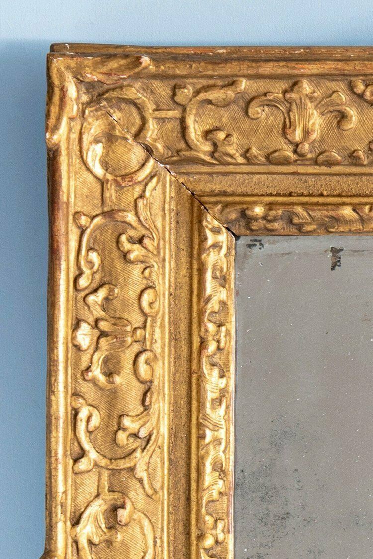 French Régence Giltwood Mirror, Late 19th Century photo buy