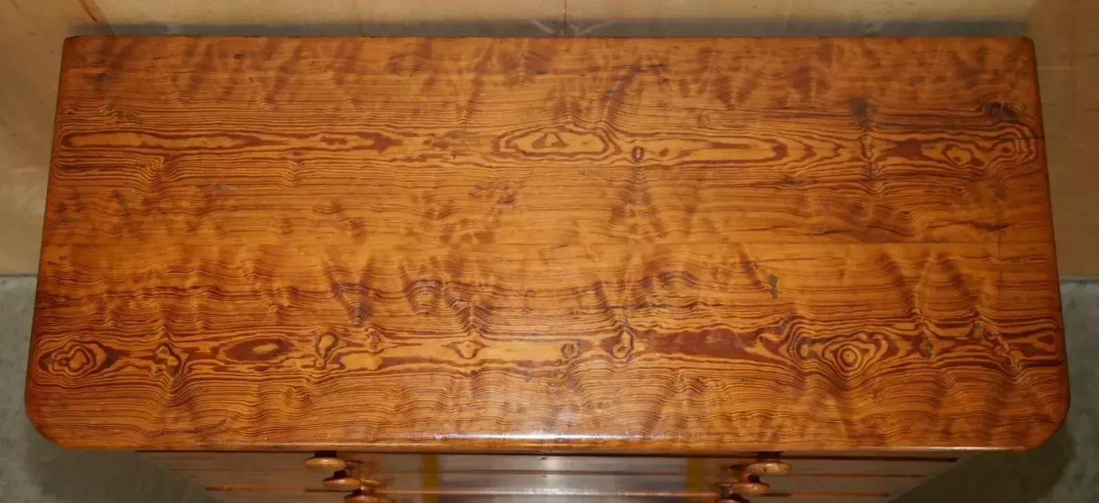 photo furniture Very Large Antique Victorian Circa 1880 Farm House Pitch Pine Chest Of Drawers