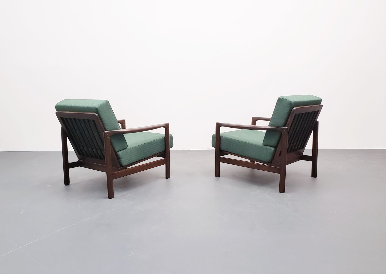 1960's Mid Century Lounger By Baczyk In Greentweed photo 650.0