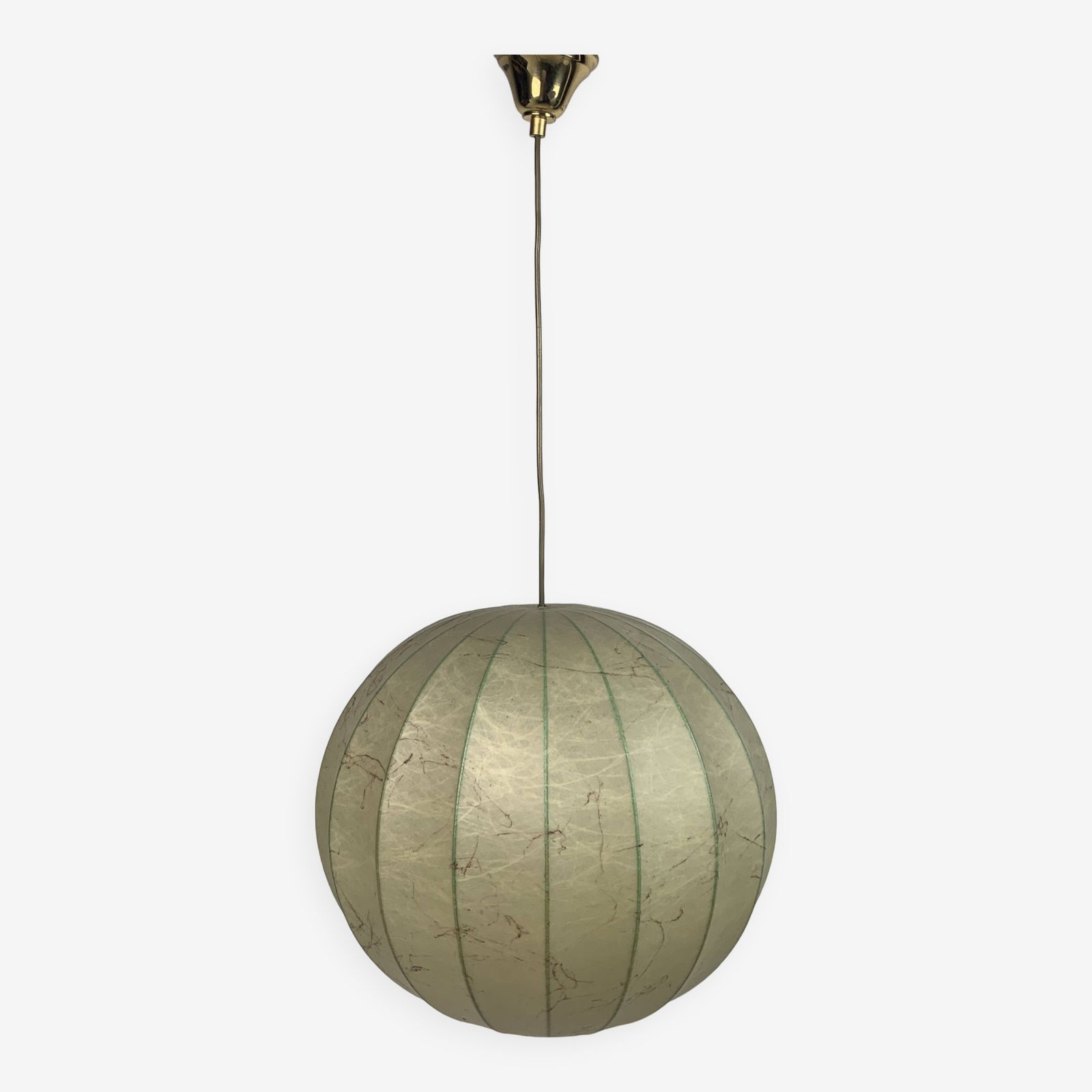 Mid Century Space Age Cocoon Hanging Pendant Lamp In The Style Of Achille Castiglioni, 1960s