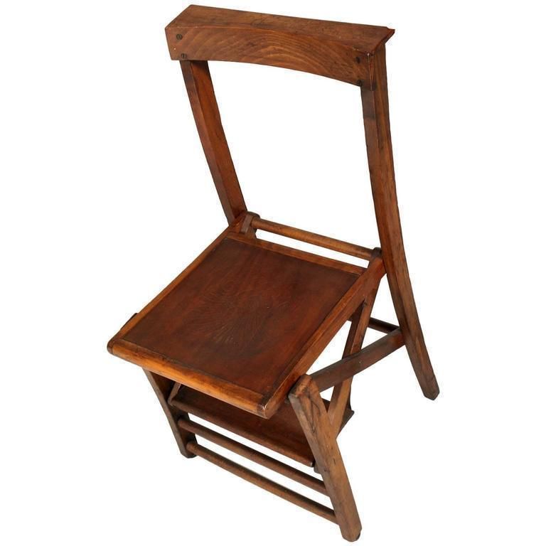 Church Chair Faldstool Art Nouveau Santo Antonio Cathedral Wax Polished photo for sale