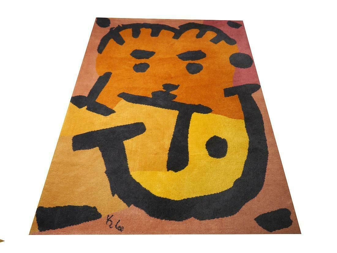 After Paul Klee Musiker Vintage Scandinavian Modern Rug photo furniture