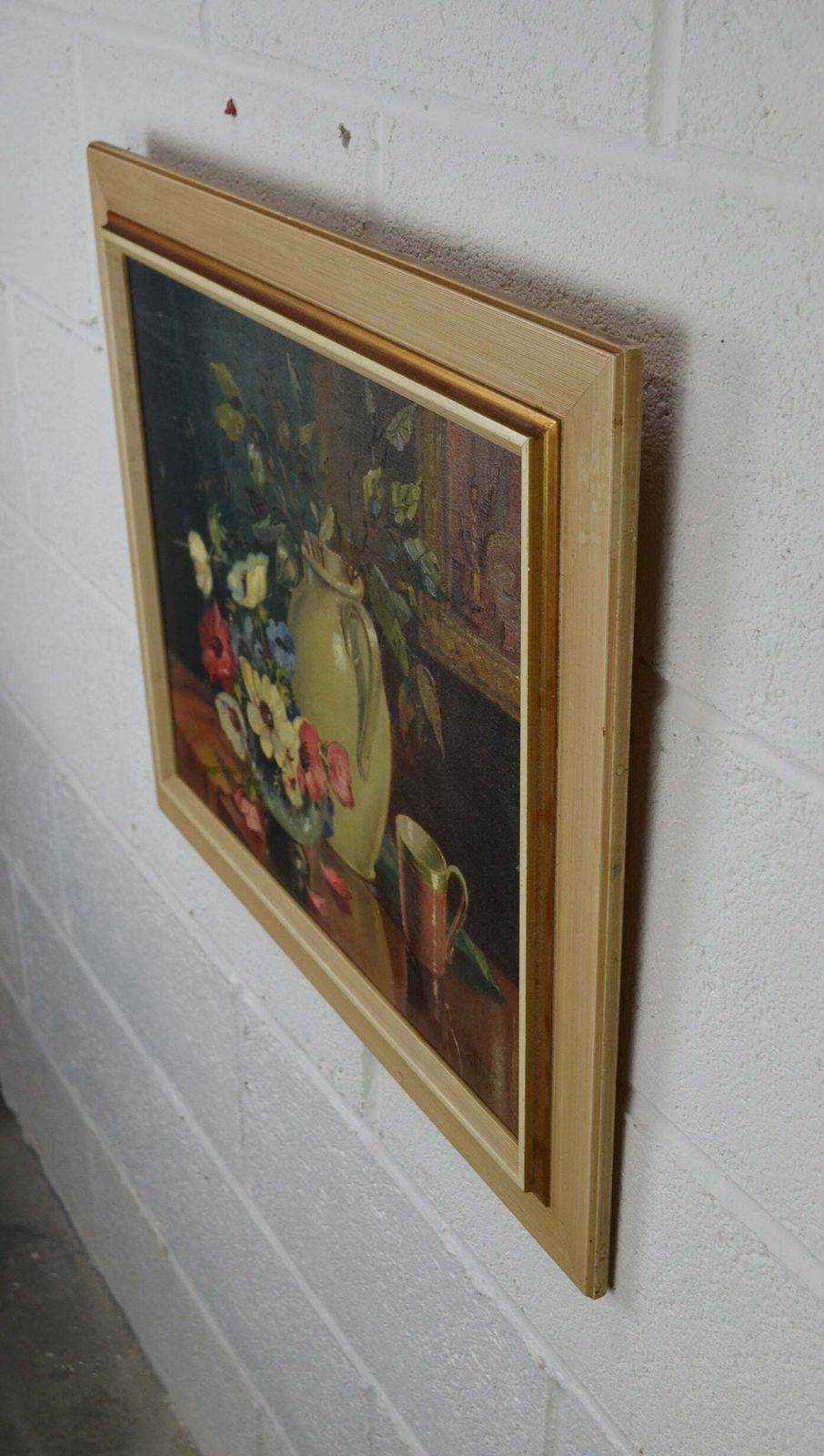 Vintage Still Life Oil On Canvas   Donald Greig 1916  09 photo for sale