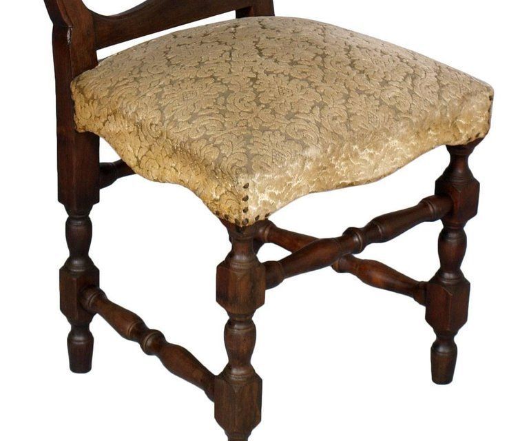 Set Of Four 19th Century Italian Baroque Dining Chairs photo for sale
