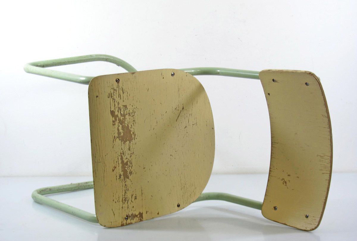 2 Plywood Mart Stam Stijl Vintage Gispen Stoelen photo buy