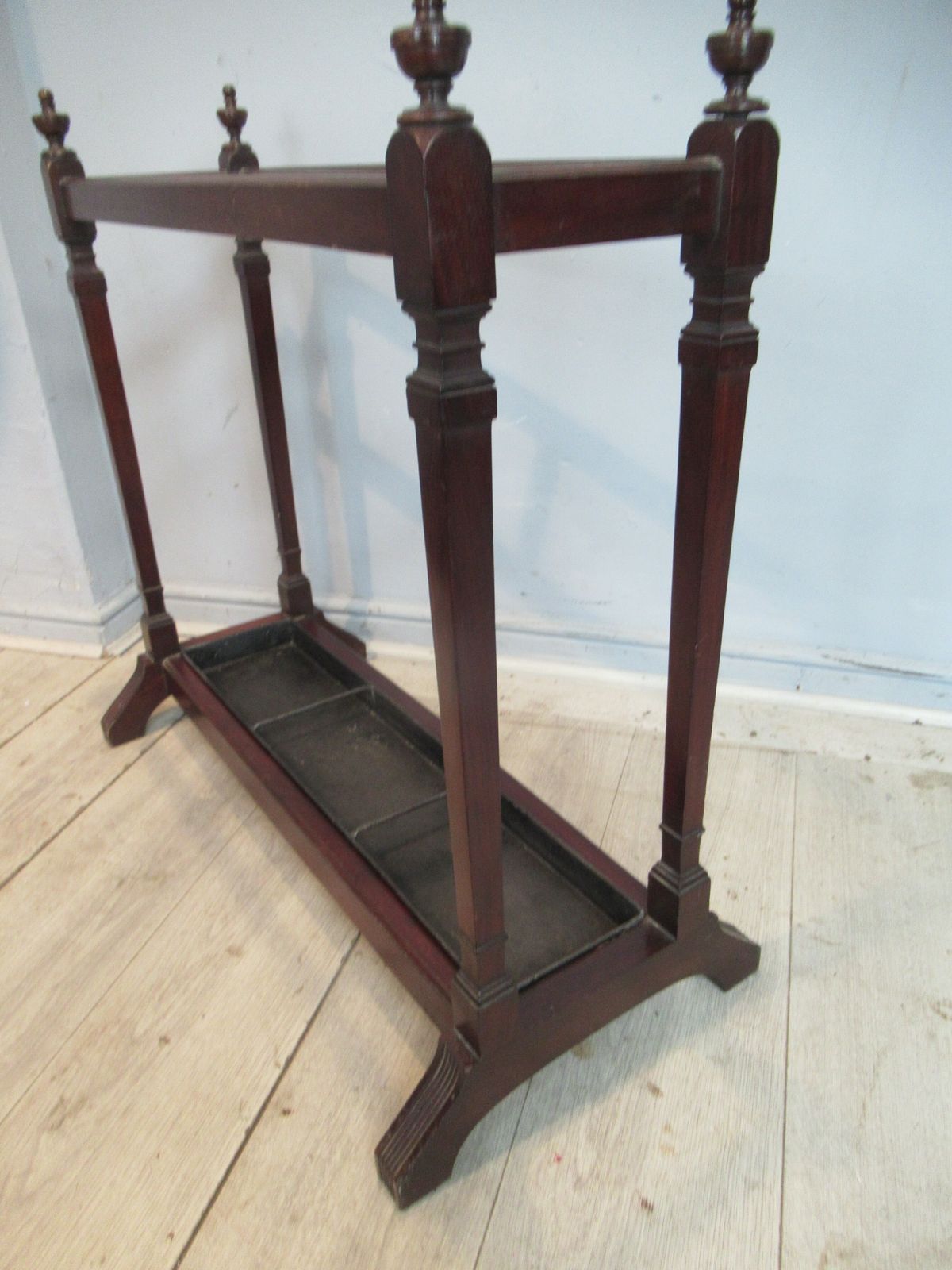 Late Victorian Mahogany  Walking Stick Stand photo vinterior