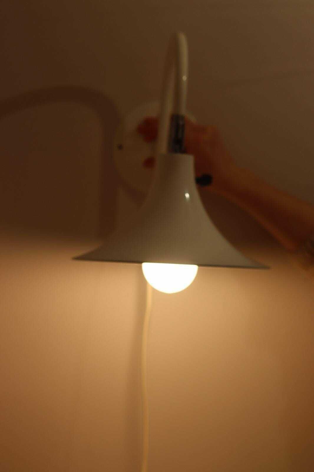 1960's Pair Of Statement Trump Shape Lights In Brass, Designed By Börje Claes For Norlett Elit. photo Lighting