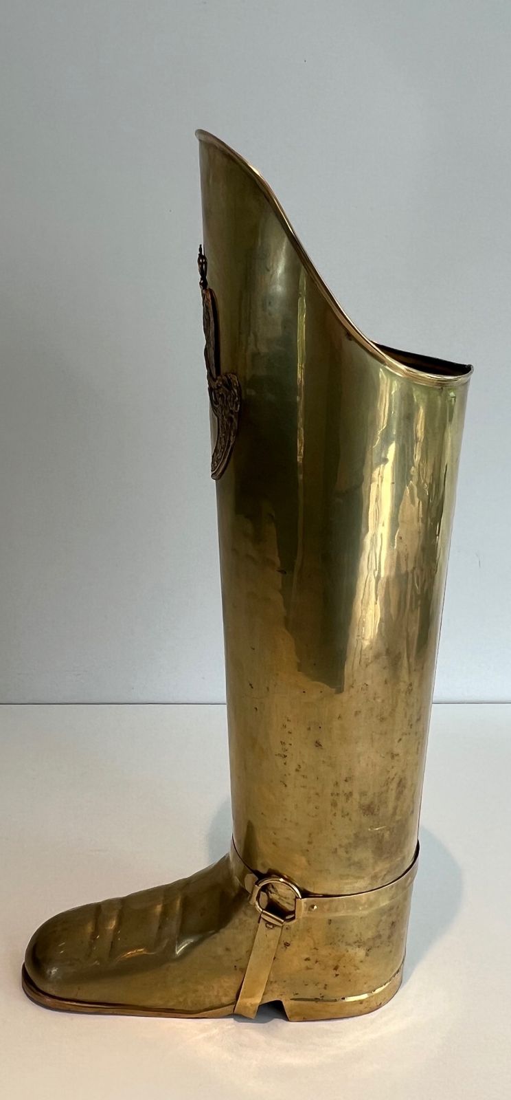Brass Boot Shaped Umbrella Stand photo 850.0