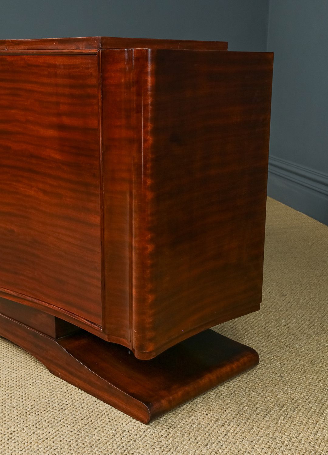 7450.0 Art Deco French Mahogany Walnut Maple Sideboard (C.1930) photo