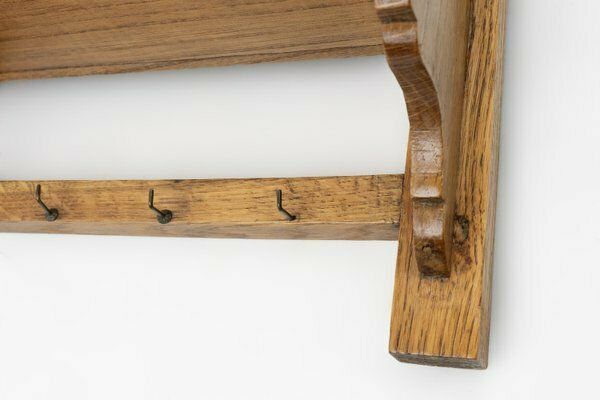 photo for sale French Wooden Shaving Cabinet With Mirror, 1890s