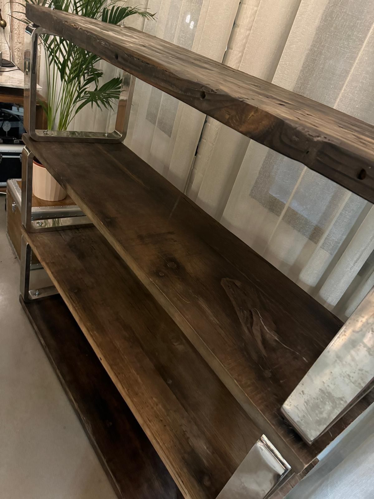 Industrial Shelving Unit, 21st Century photo Furniture