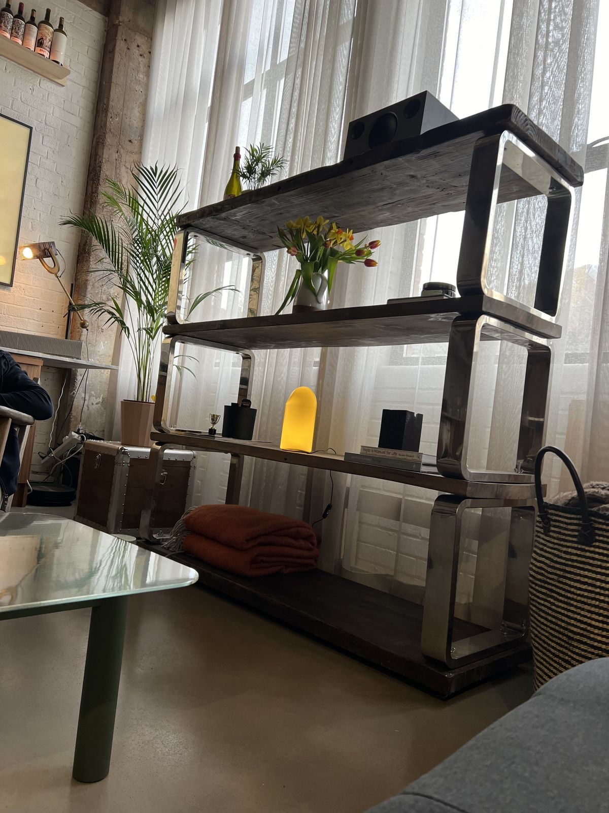 Industrial Shelving Unit, 21st Century photo vinterior