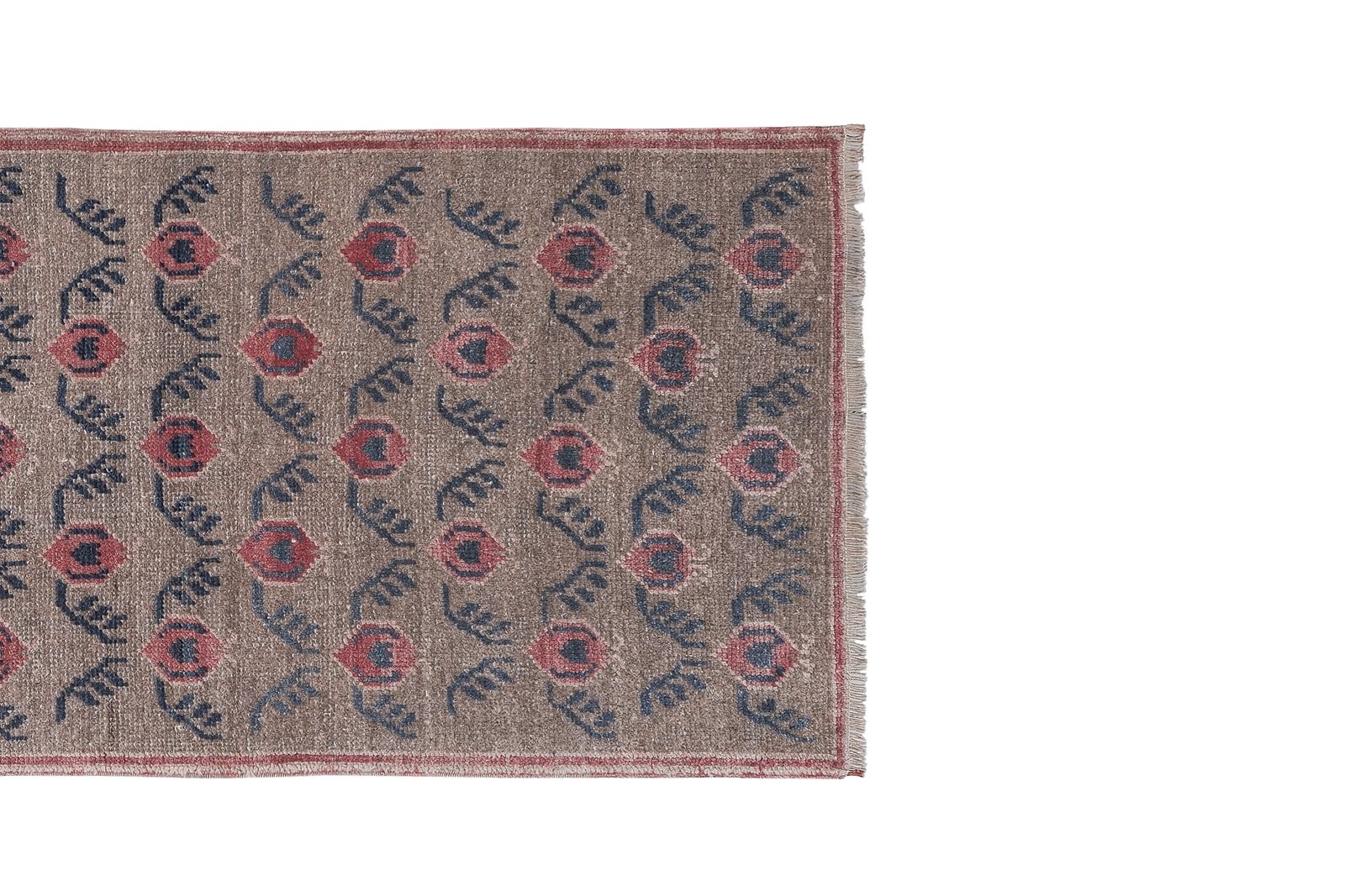 photo furniture Hand Knotted Turkish Runner Rug 2'7'' X 6'