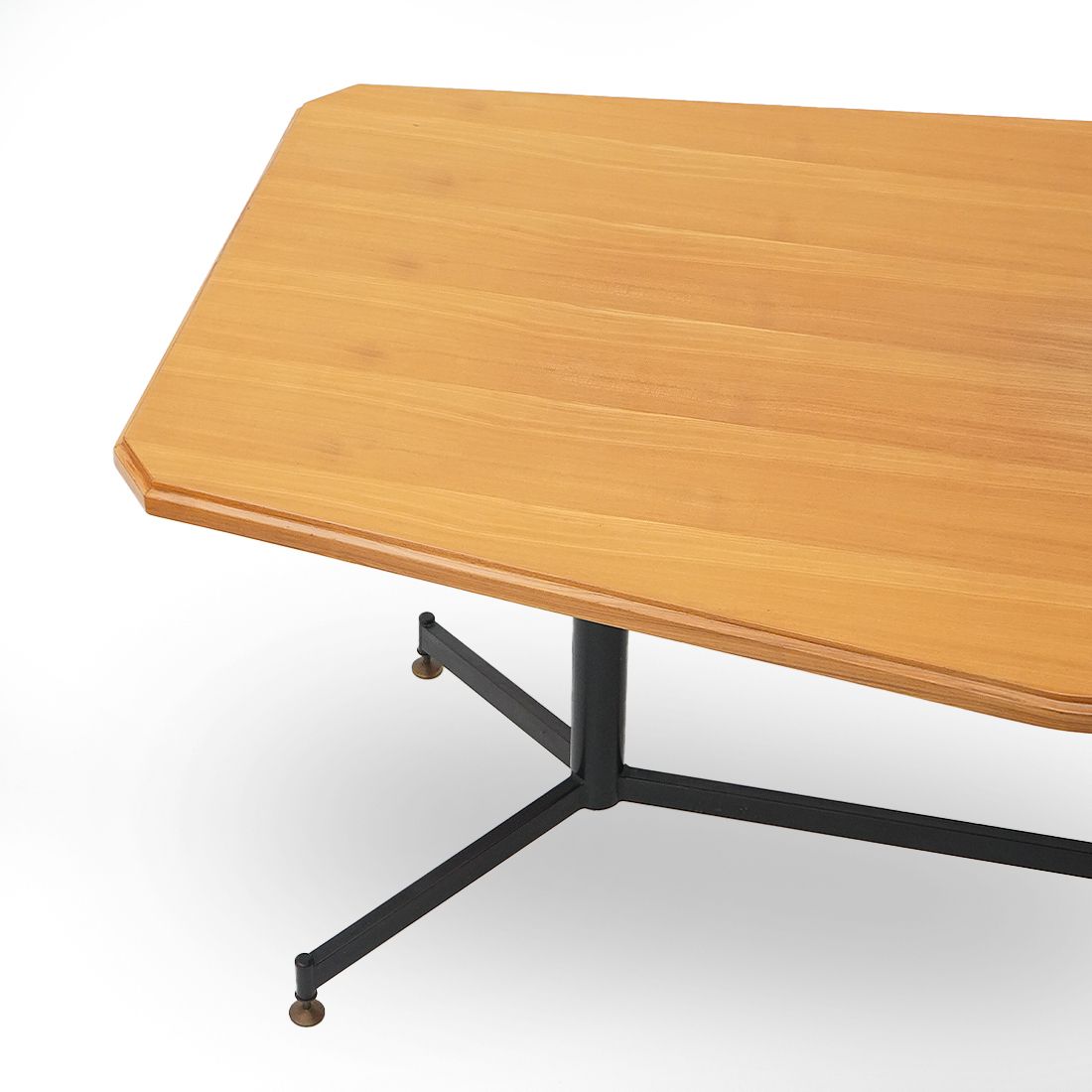 Table With Wooden Top And Metal Structure, 1950s photo vinterior