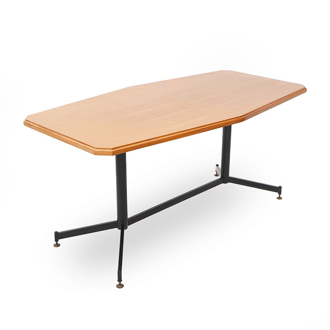 Table With Wooden Top And Metal Structure, 1950s photo furniture