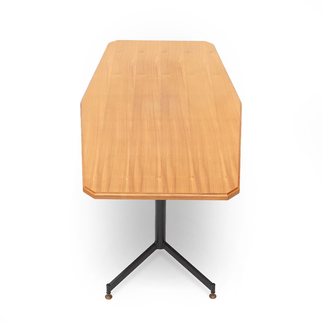Table With Wooden Top And Metal Structure, 1950s photo vintage