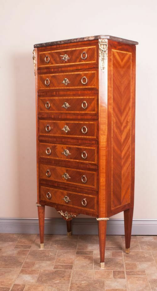 Nicely Proportioned French Semainier Chest Of Drawers photo for sale