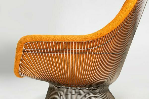 Furniture Model 1705 Easy Chair And Ottoman Set By Warren Platner For Knoll, 1966, Set Of 2 photo