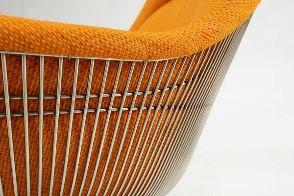 10502.0 Model 1705 Easy Chair And Ottoman Set By Warren Platner For Knoll, 1966, Set Of 2 photo