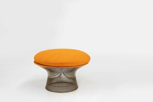 photo vintage Model 1705 Easy Chair And Ottoman Set By Warren Platner For Knoll, 1966, Set Of 2