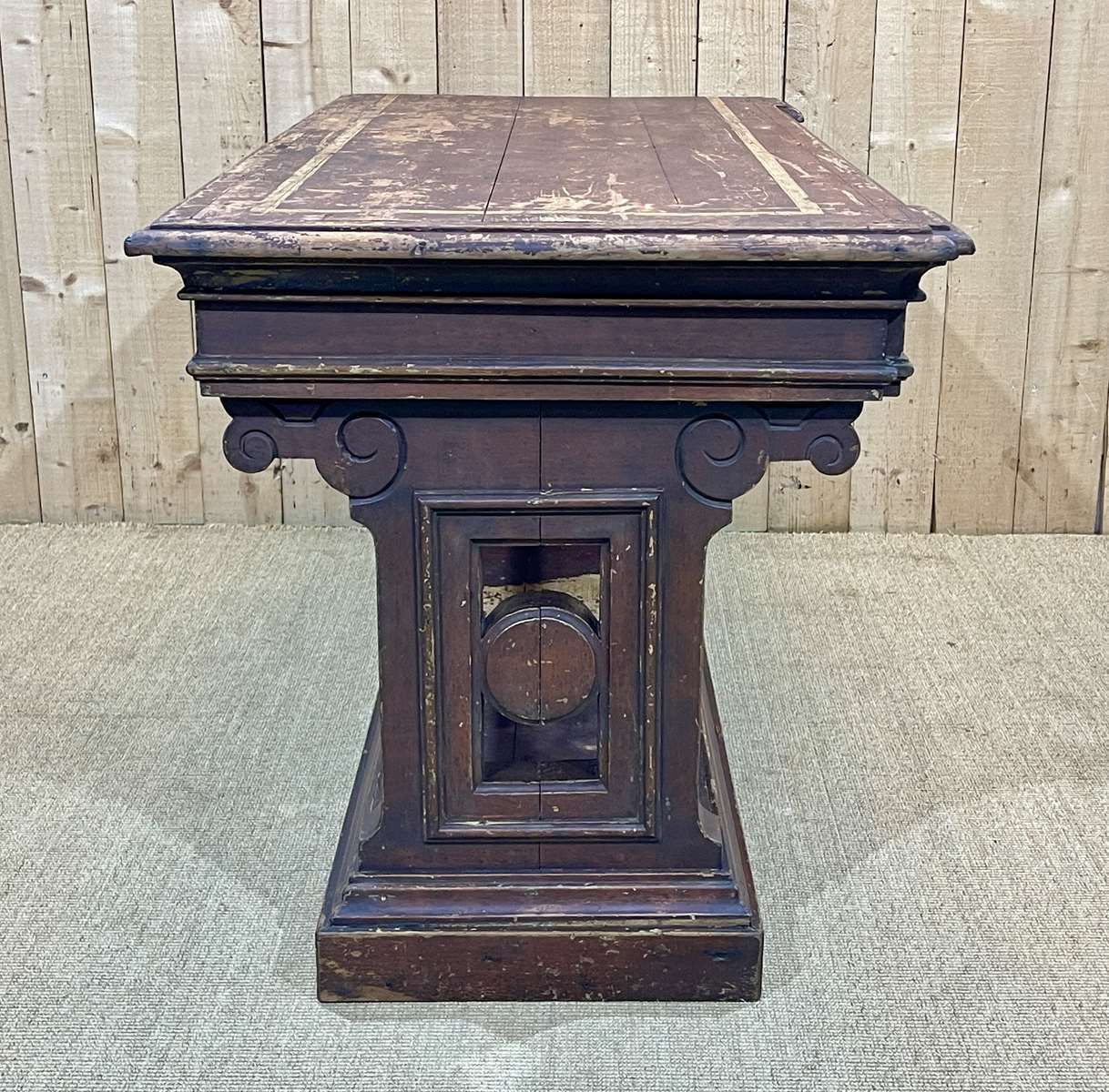 Console From The End Of The 19th Century In Painted Wood photo Furniture