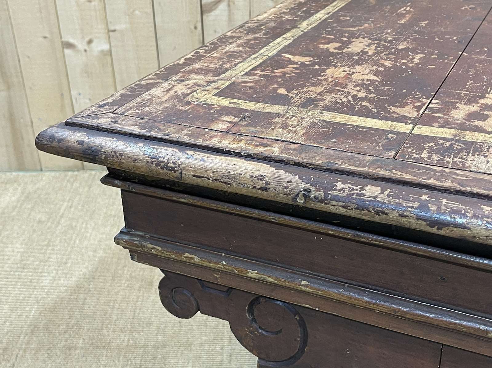 photo buy Console From The End Of The 19th Century In Painted Wood