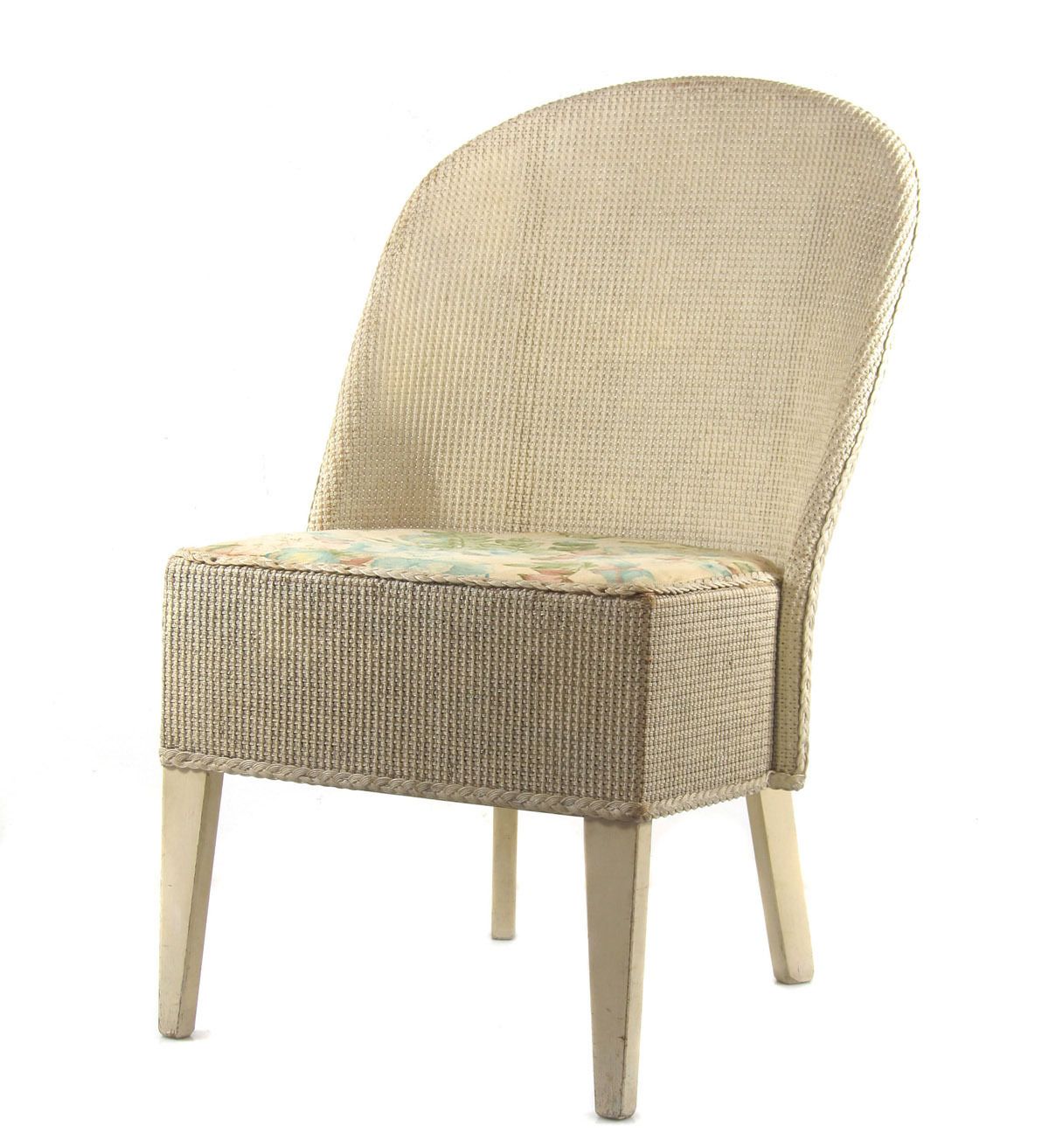 551.0 Lloyd Loom Studio Stoel Met Lade photo