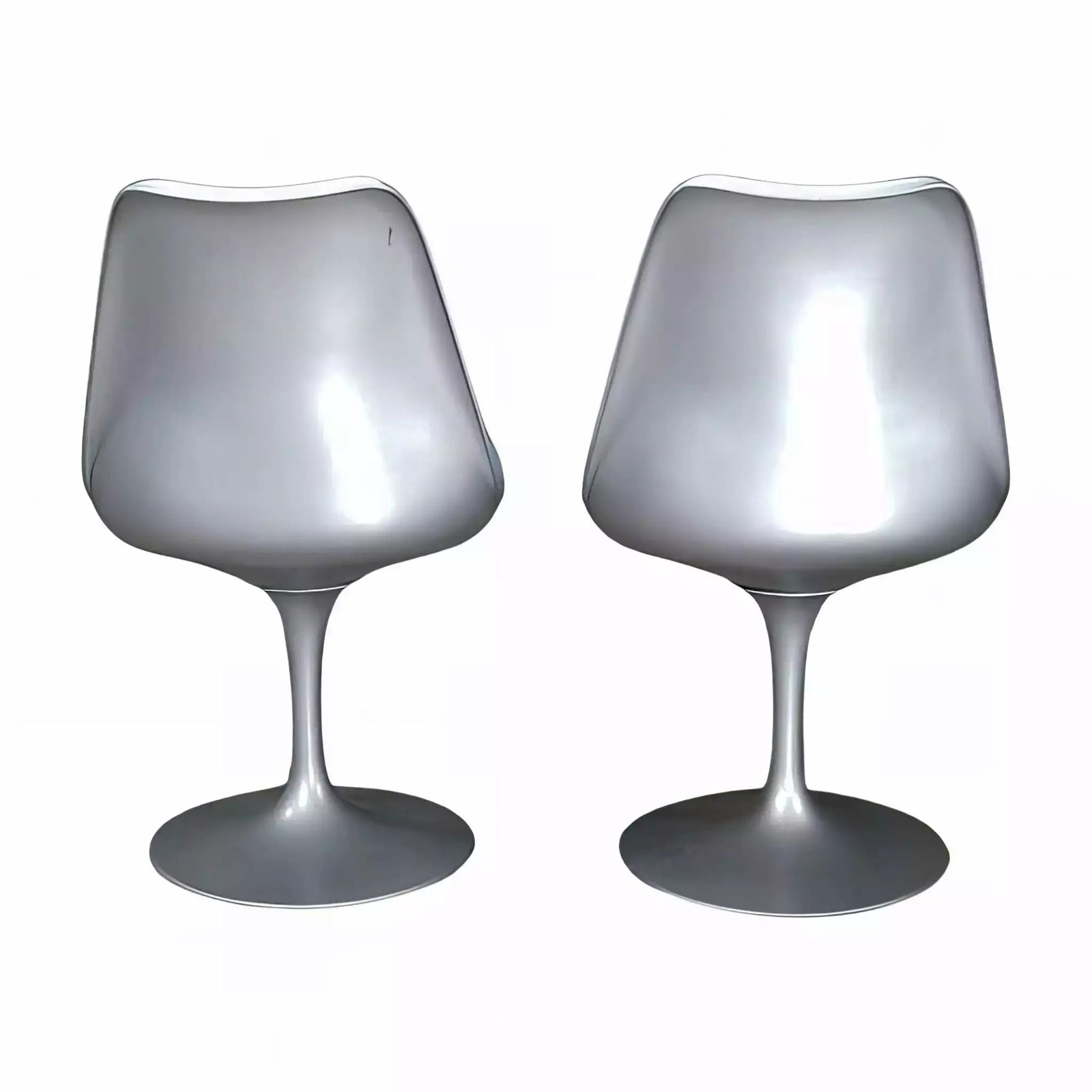 Blue Knoll Tulip Chair By Saarinen, Set Of Two photo Furniture