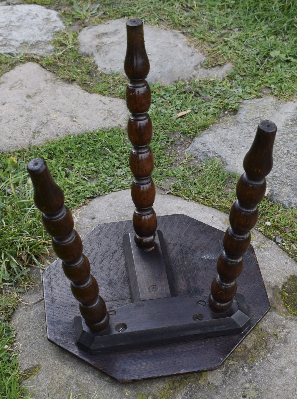 photo buy Octagonal Bobbin Turned Table, 1900s