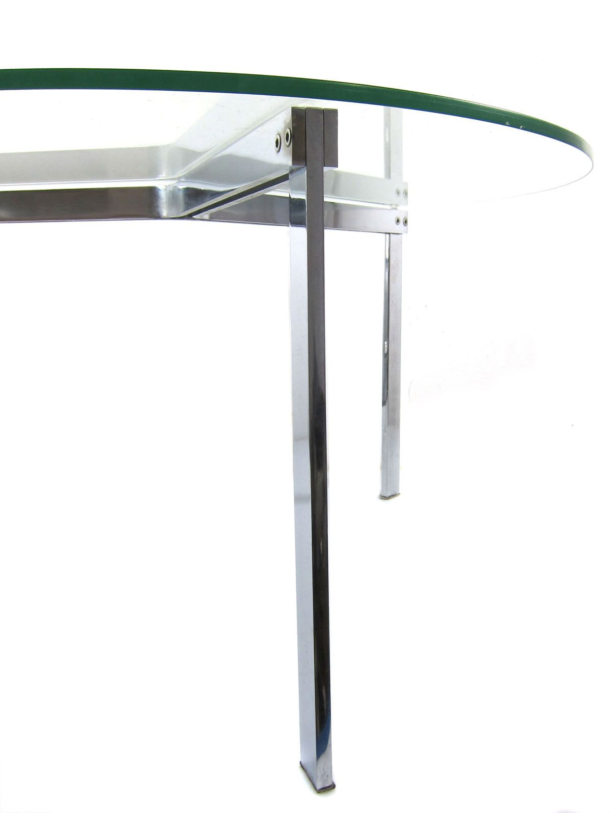 Modernistische Salontafel – Roestvrij Staal & Glas photo vinterior