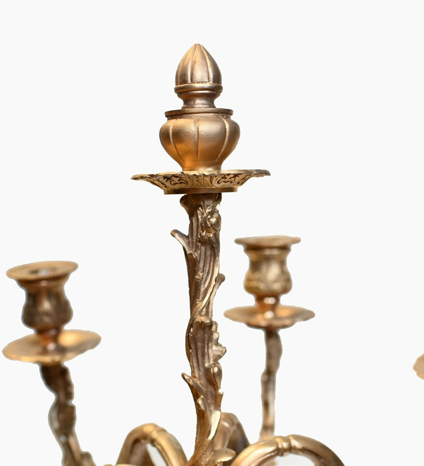 Pair French Ormolu Cherub Candelabras Cupid Louis XV photo furniture