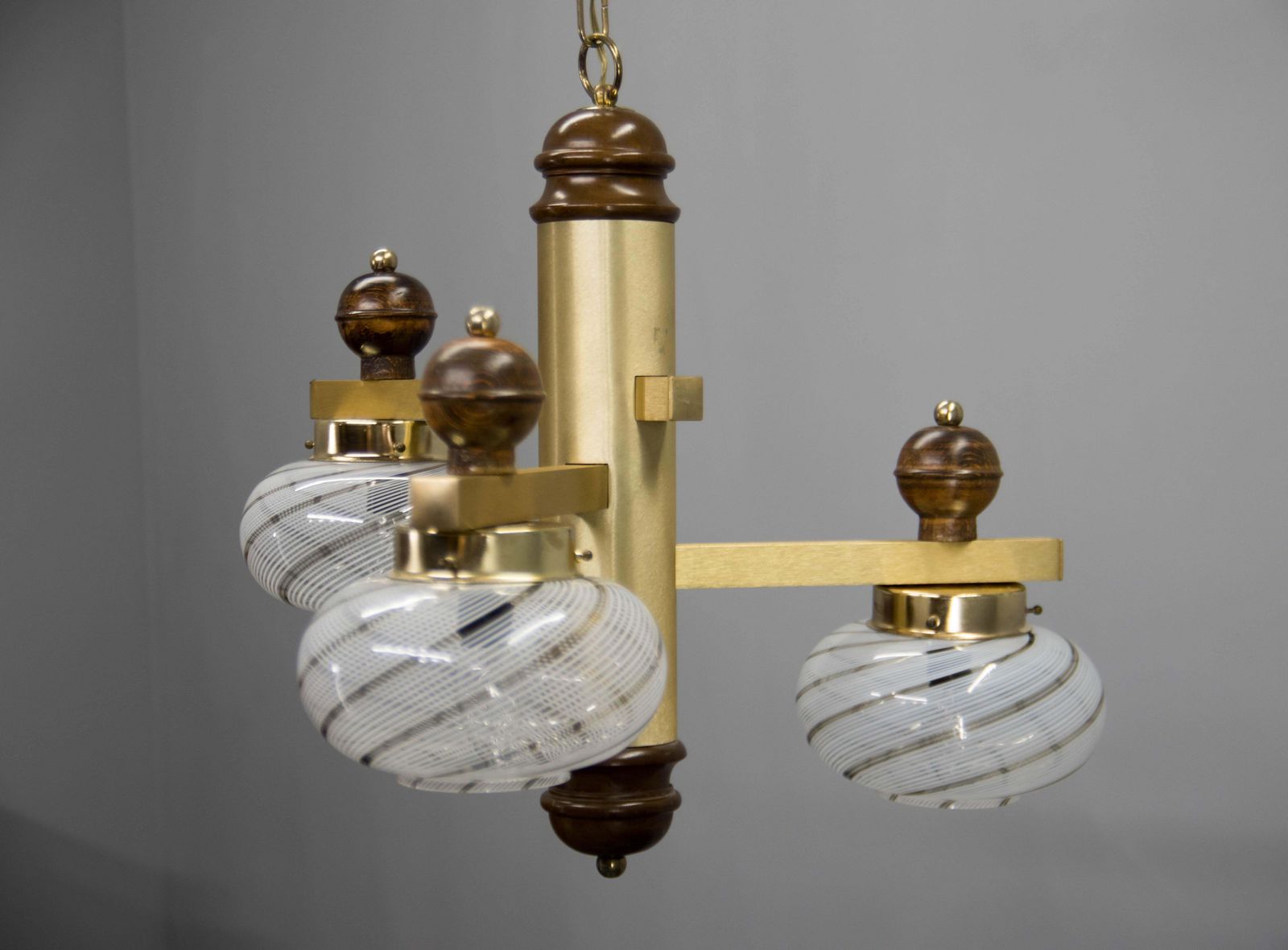 Mid Century Italian Chandelier, Italy, 1970s photo vintage