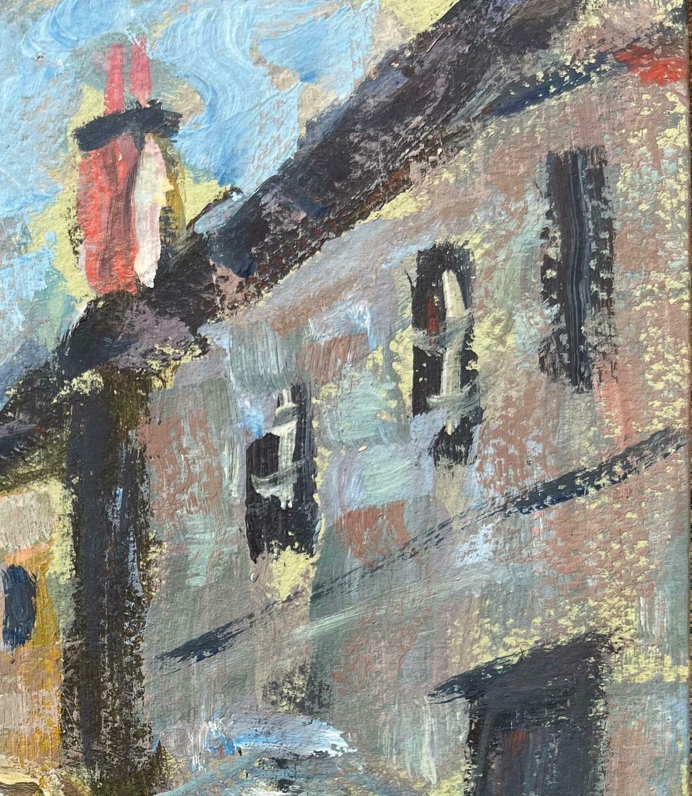 Fanch Lelfrench Impressionist Oil Painting Of Le Marché" Market Scene2003 photo 570.0