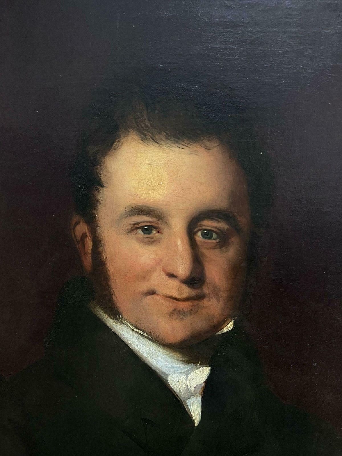 British School1830's British Oil Painting Large Portrait Of A Distinguished Gentleman19th Century photo 1650.0