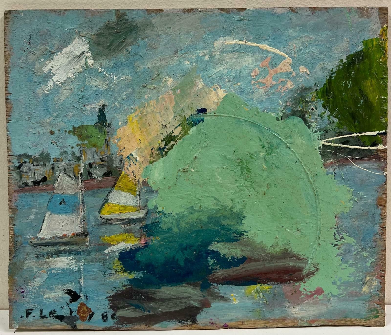 Fanch Lelrustic Coastal Landscape With Horse And Cart Oil Painting 20th Century photo vinterior