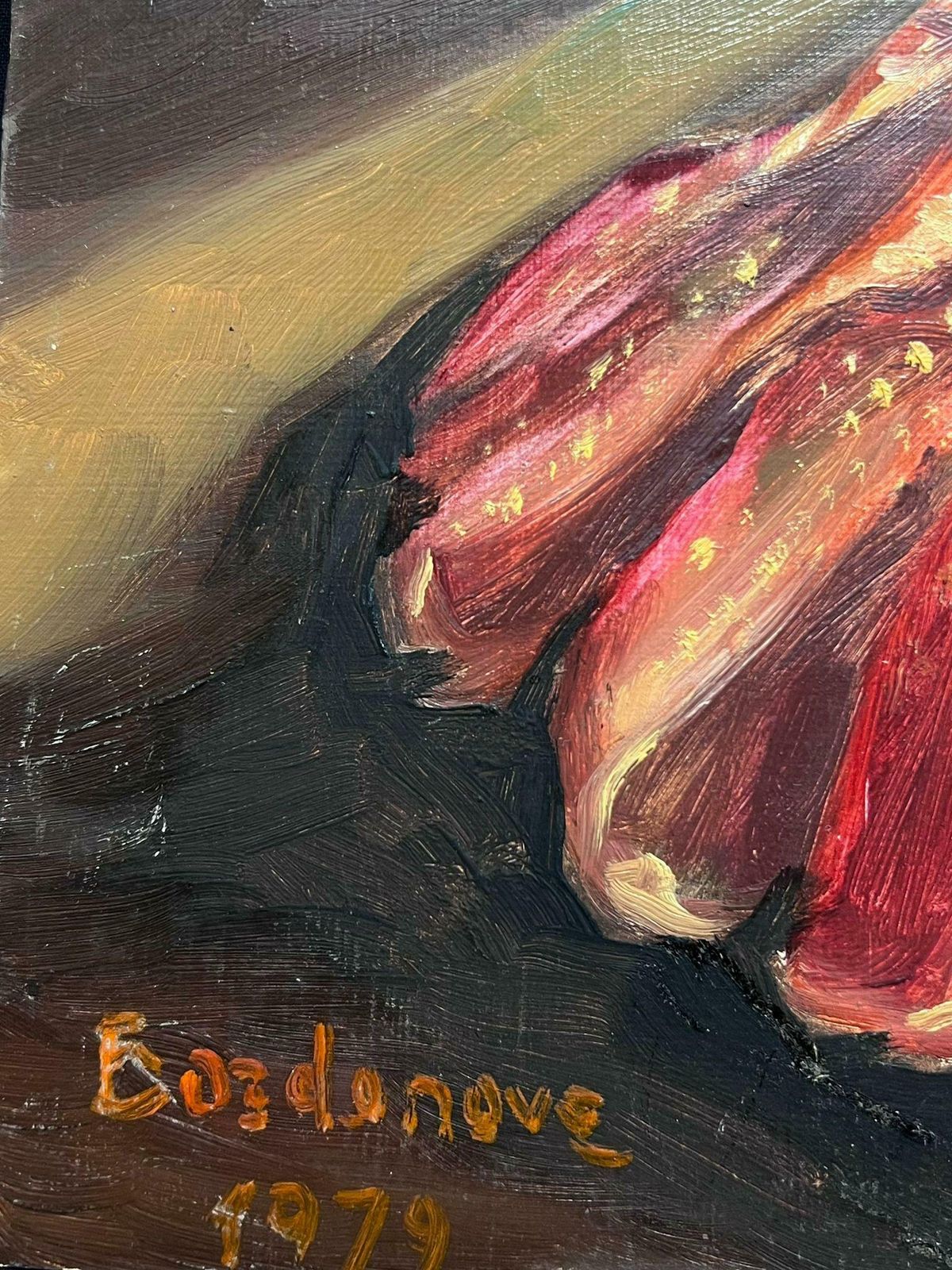 Georges Bordonoveseafood 1970's French Impressionist Signed Oil Lobster & Sea Shell photo 470.0