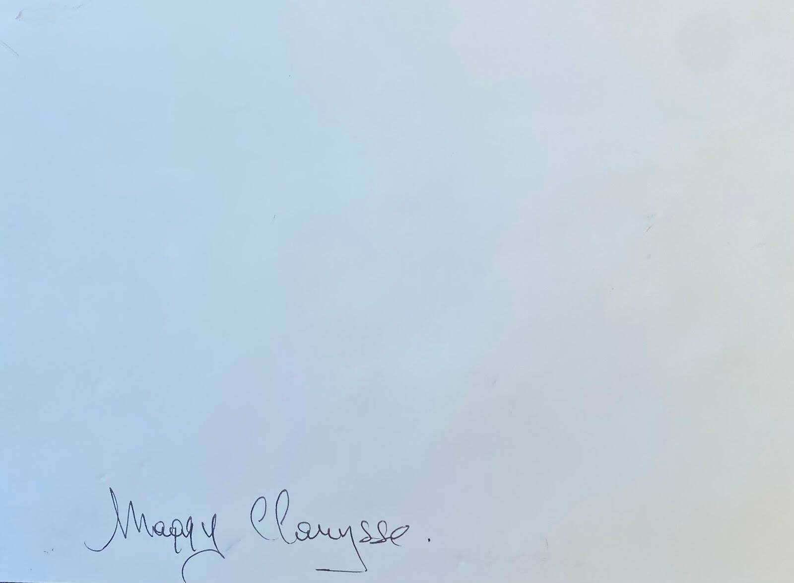 Maggy Claryssebright & Colorful French Impressionist Oil Fieldscape With Green And Pinkc.2000 photo for sale
