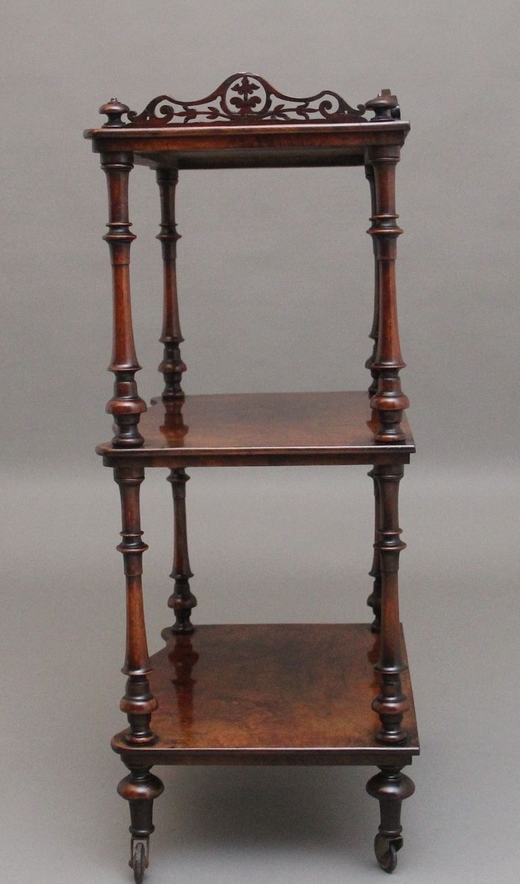 19th Century Burr Walnut Whatnot photo 1250.0
