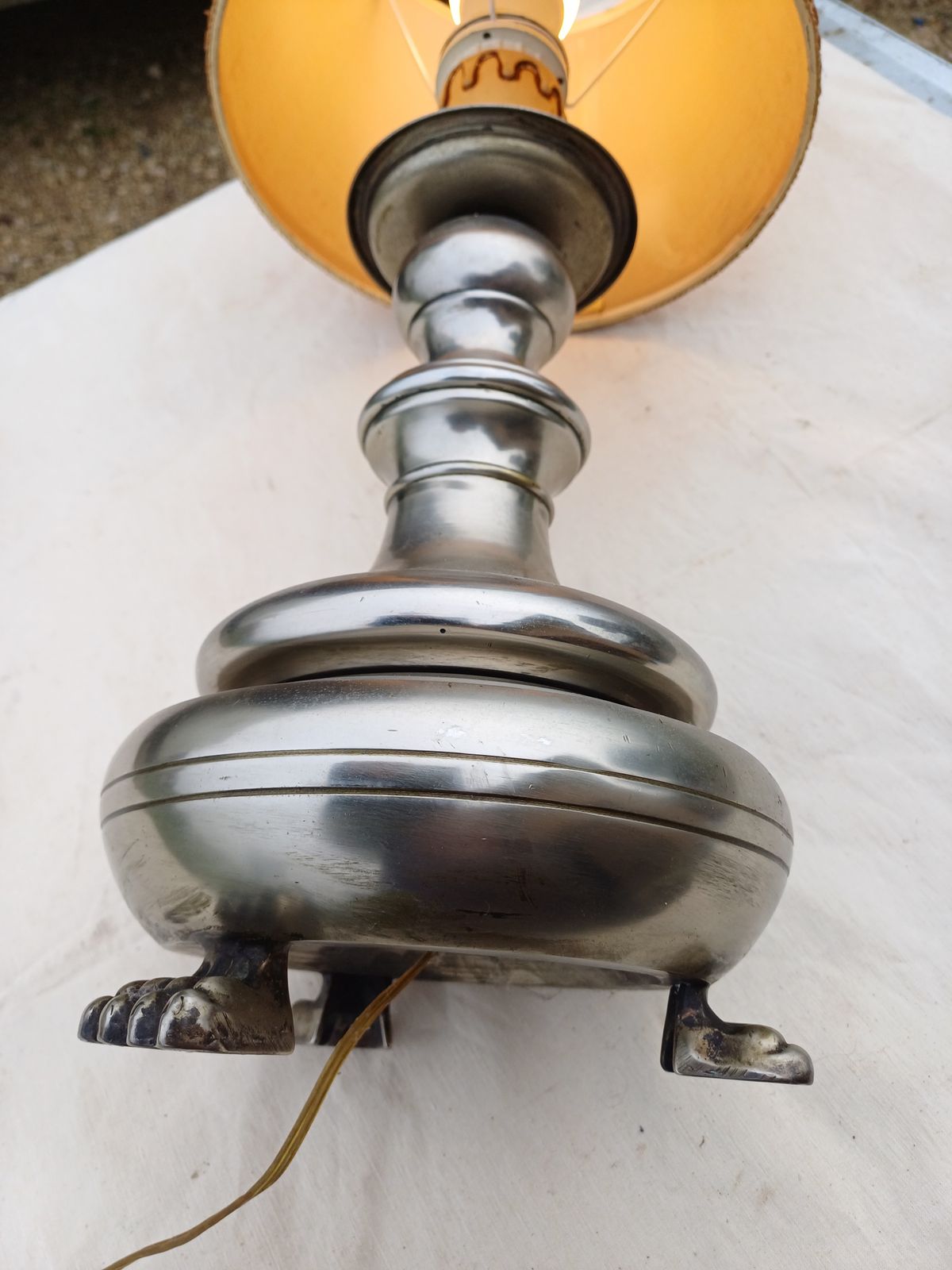 63.0 60s Tin Lamp, 1960s, Vintage photo