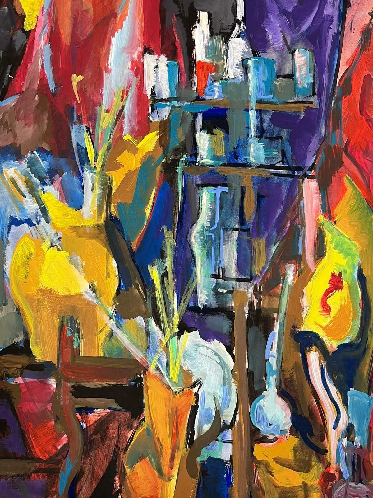 Guy Nicod French 20th Century Modernist Painting Artists Paint And Paint Tools Still Life photo Art