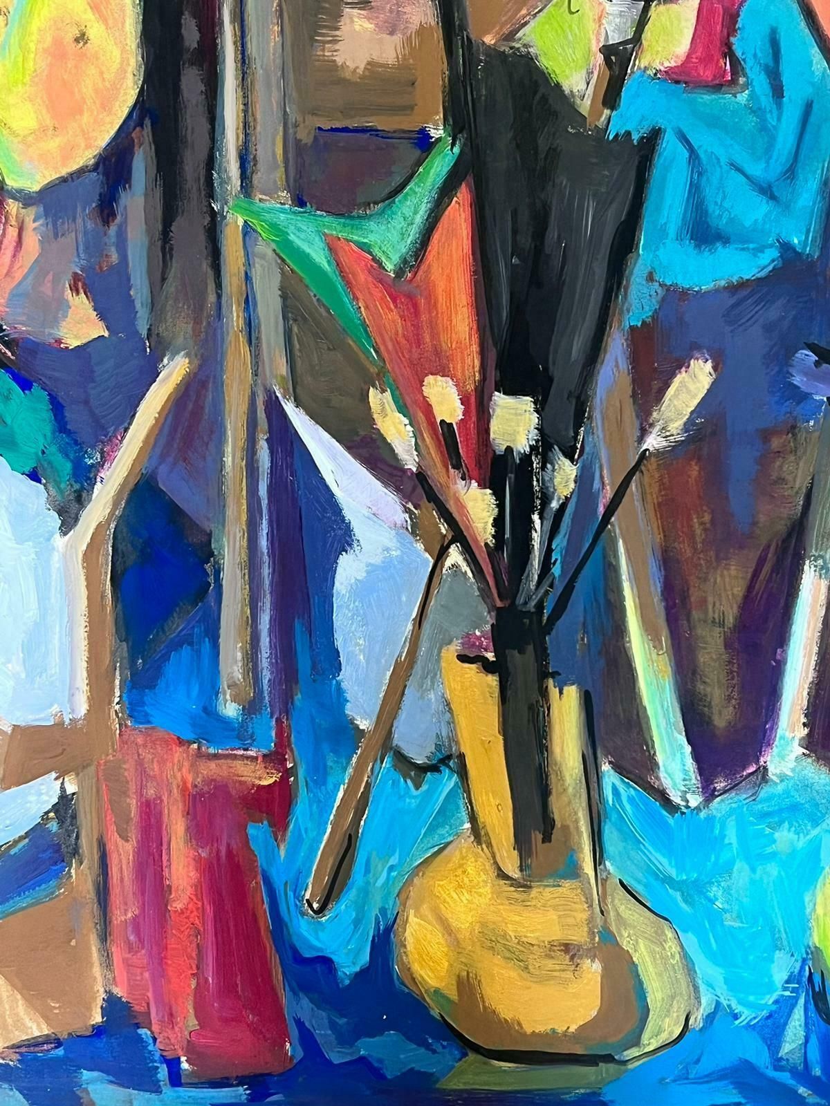 Guy Nicod French 20th Century Modernist Painting Artists Paint Room Still Life photo furniture
