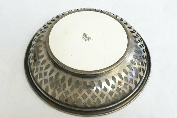 Late 19th Century Earthenware & Metal Bread Basket By Max Dannhorn, 1890s photo buy