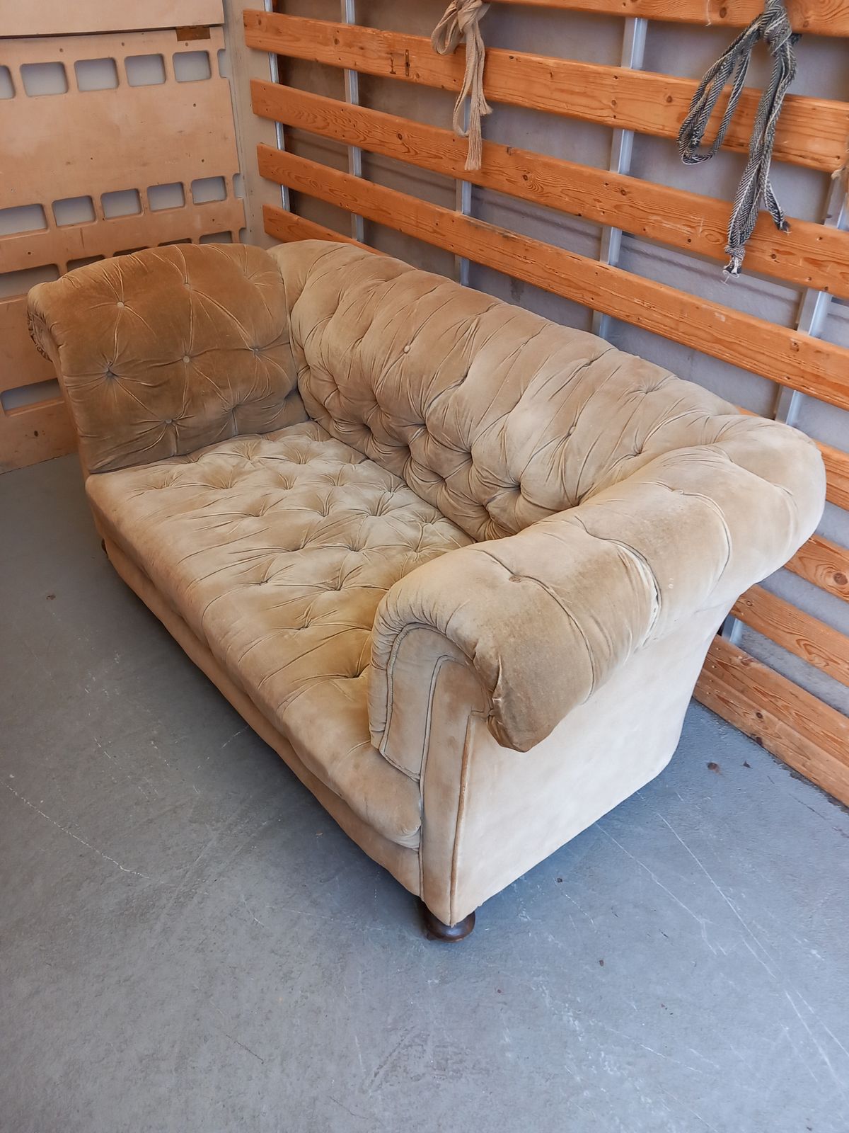 Victorian Chesterfield Sofa, 1800s photo for sale