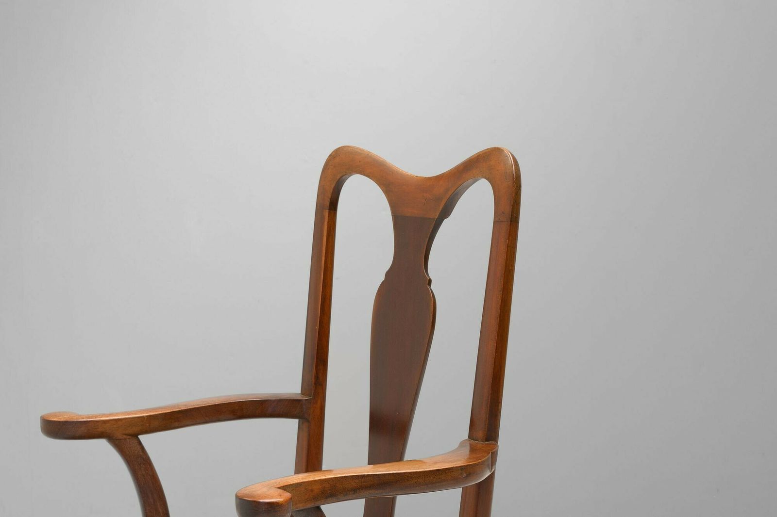 Queen Anne Style Armchair, 1970s photo for sale