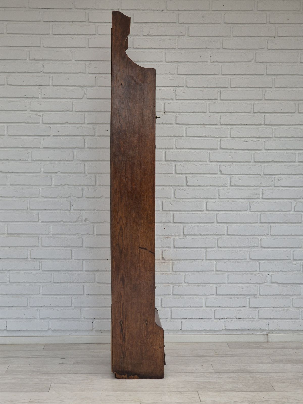 1950s, Scandinavian Design, Wall Cabinet, Original Good Condition, Oak Wood. photo vintage