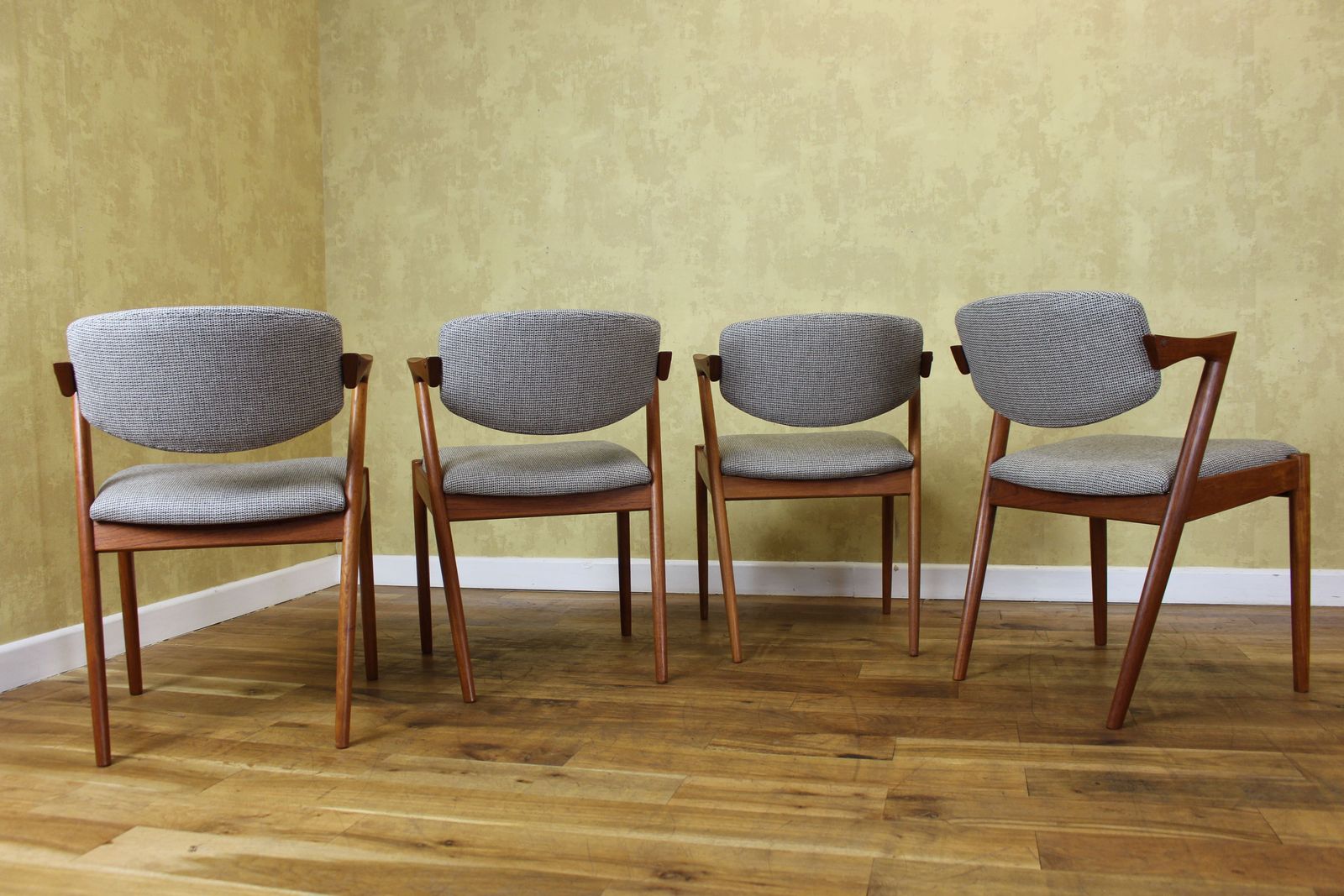 8 Model 42 Kai Kristiansen Teak Dining Chairs photo furniture