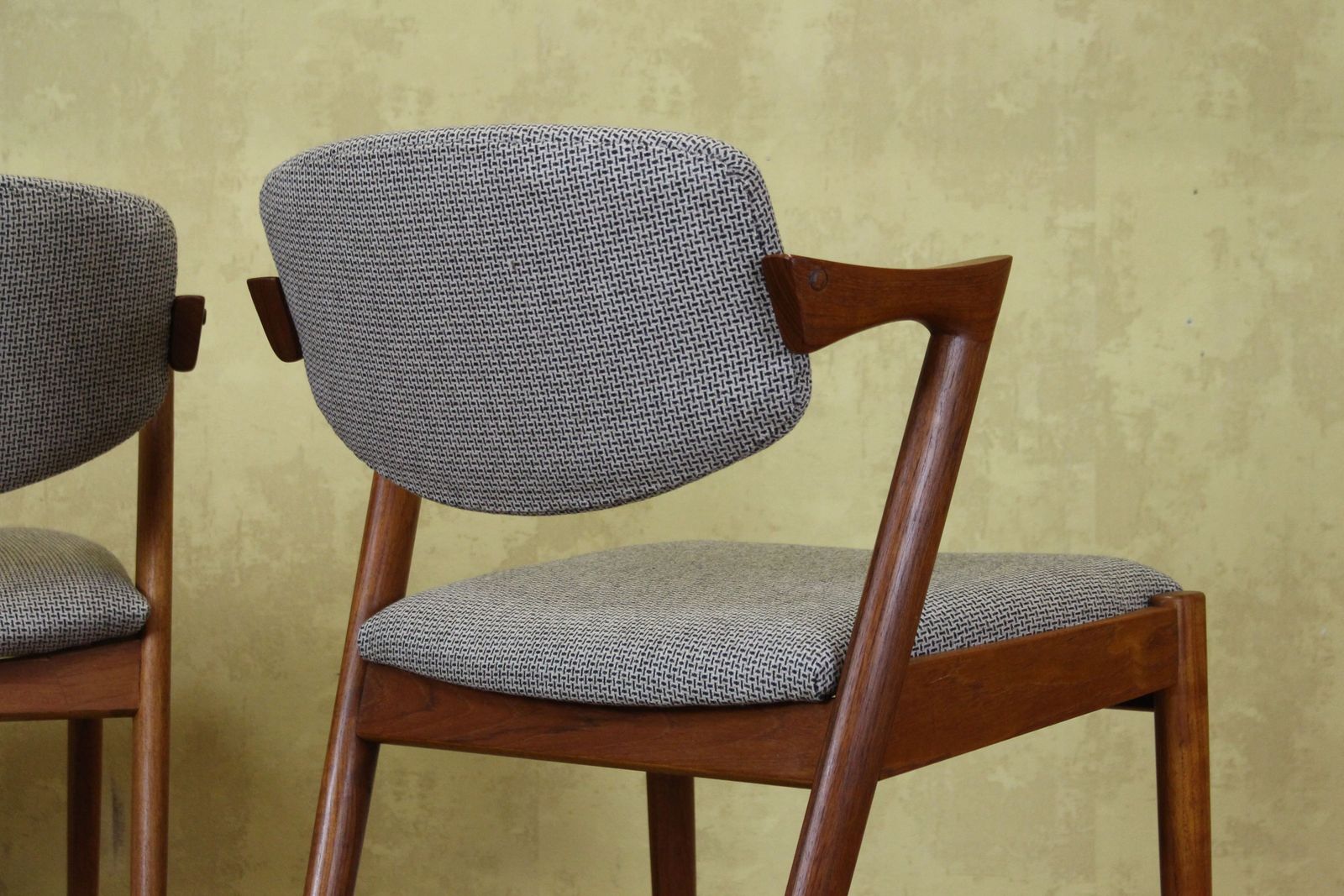 photo furniture 8 Model 42 Kai Kristiansen Teak Dining Chairs