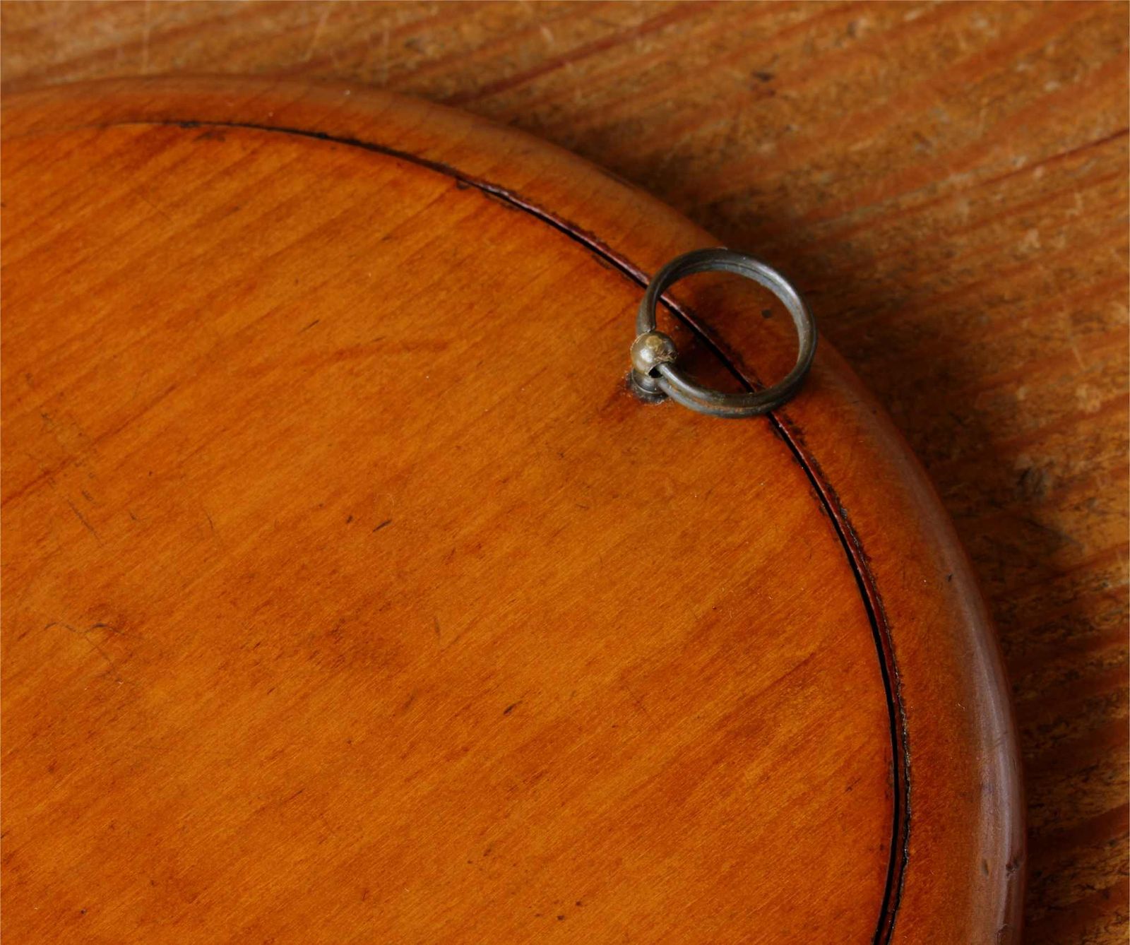 Antique Campaign Mirror. Gentleman's Wood Folding. Travel Shaving Mirror. photo vintage